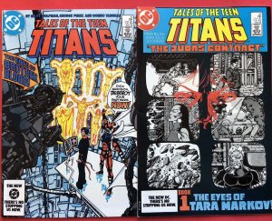 Tales of the New Teen Titans #41-43,45-51,53,54,64,78,79 + Annual #3 No #44