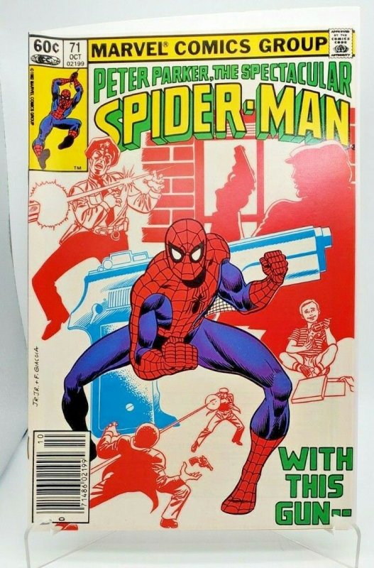 Spectacular Spider-Man #71 (1982) NEWSSTAND Variant VF+