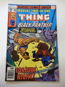 Marvel Two-in-One #40 (1978) VG Condition moisture stains bc