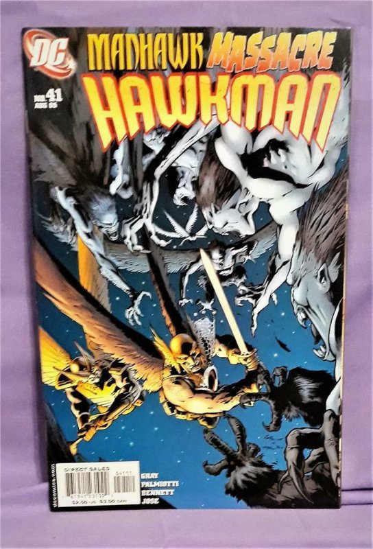 Justin Gray Jimmy Palmiotti HAWKMAN #41 Joe Bennett Death of Hawkman (DC, 2005)!