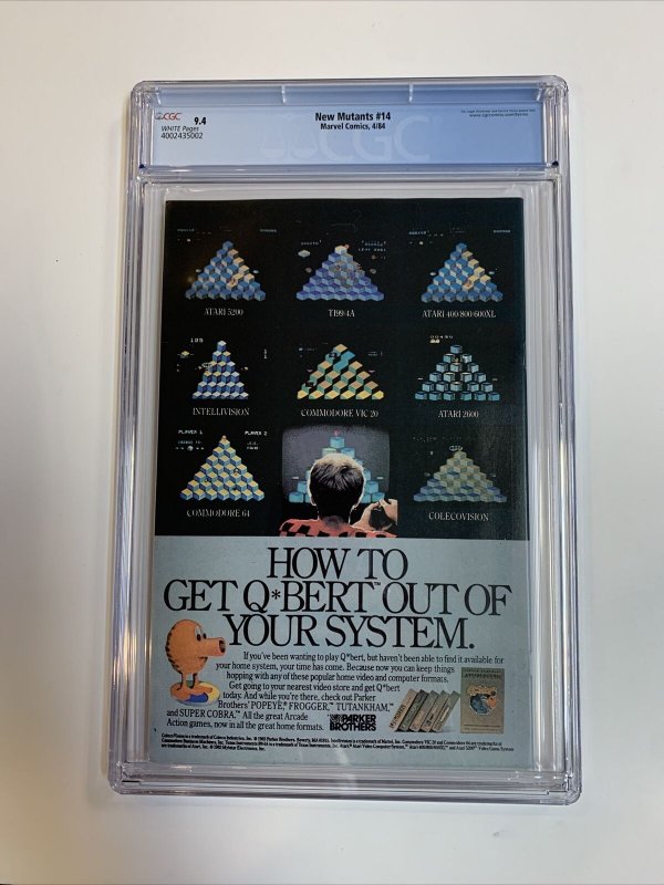 New Mutants (1984) # 14 (CGC 9.4 WP) 1st App Magik