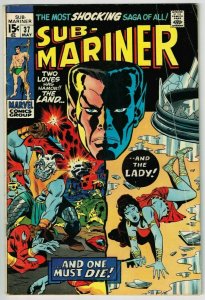 Sub-Mariner #37 (1968) - 4.5 VG+ *Death of Lady Dorma* 