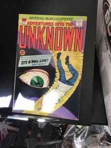Adventures into the Unknown #171 (1967) evil eye cover! Mid high grade! FN!VF