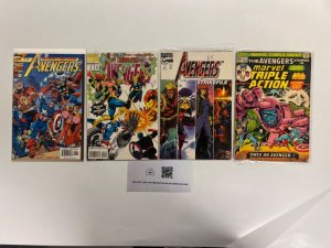 4 The Avengers Marvel Comic Books # 1 1 2 17 Iron Man Defenders Thor 5 JS40