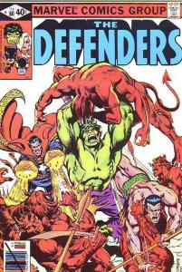 Defenders, The #80 (Feb-80) VG/FN Mid-Grade Hulk, Valkyre, Nighthawk, Hellcat...