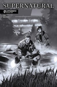 Supernatural #1 2025 Eder Messias 1:10 Line Art Variant Dynamite EB120