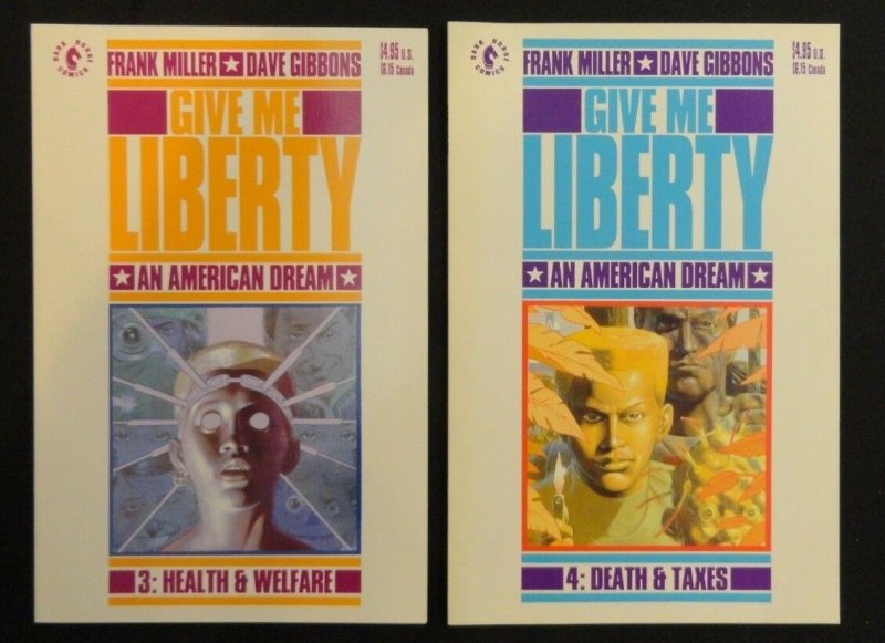 Give Me Liberty An American Dream 1 2 3 4 #1-4 Complete Set Lot of 4 VF/NM