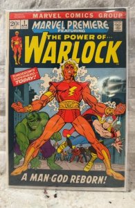 Marvel Premiere #1 (Marvel Comics, 1972) Origin 1st Appearance of Warlock