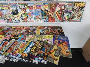 Huge Lot 170+ Silver/Bronze Comics W/ Daredevil, Iron Man, Thor, +More! See Desc