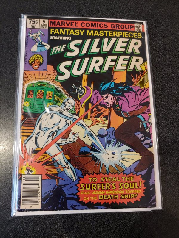 Fantasy Masterpieces Starring Silver Surfer #9 ADAM WARLOCK  FINE +