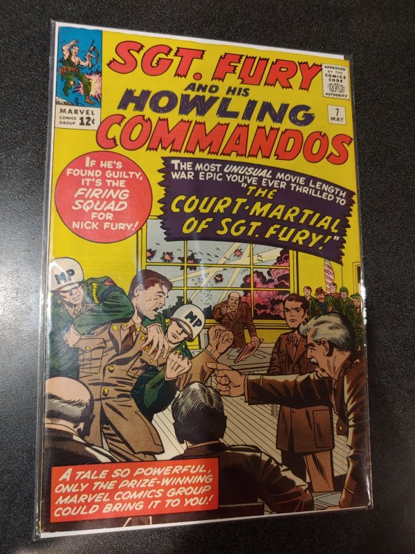 SGT.FURY AND HIS HOWLING COMMANDOS #7 HIGH GRADE