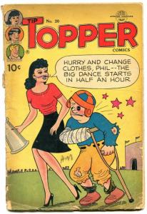 TIP TOPPER #20-1952-FOOTBALL COVER-FRITZI RITZERNIE BUSHMILLER-pr/fr