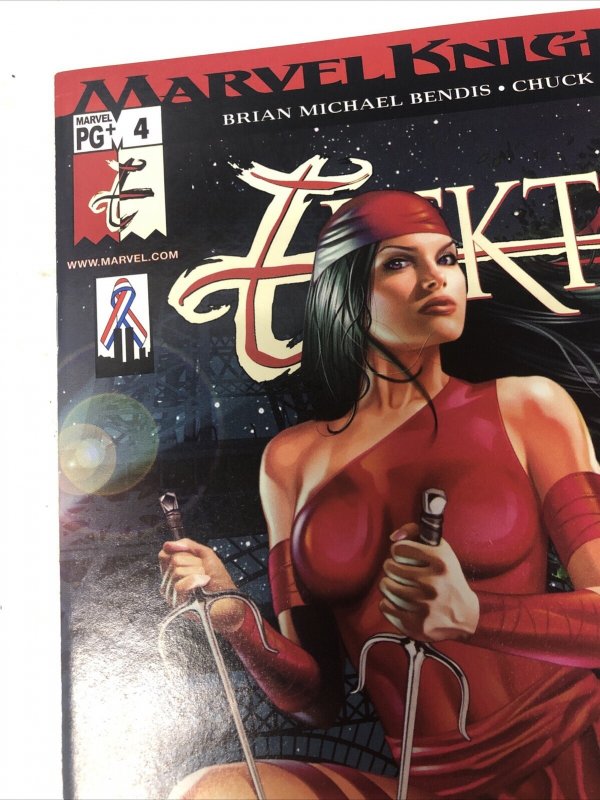 Elektra # 4 (2001) Variant Signed Greg Horn • Certified • Marvel Comics • Bendis