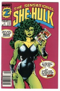 The Sensational She-Hulk  #1 Newsstand Variant 1989 John Byrne Circus of Crime 