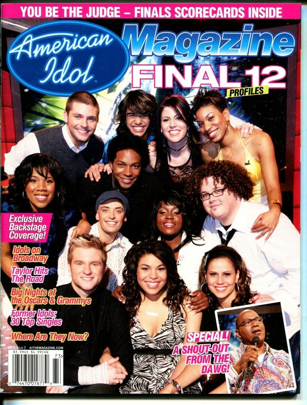 American Idol The Magazine Vol. 3 #2  2007-Sanjaya-Jordin Sparks-FN/VF