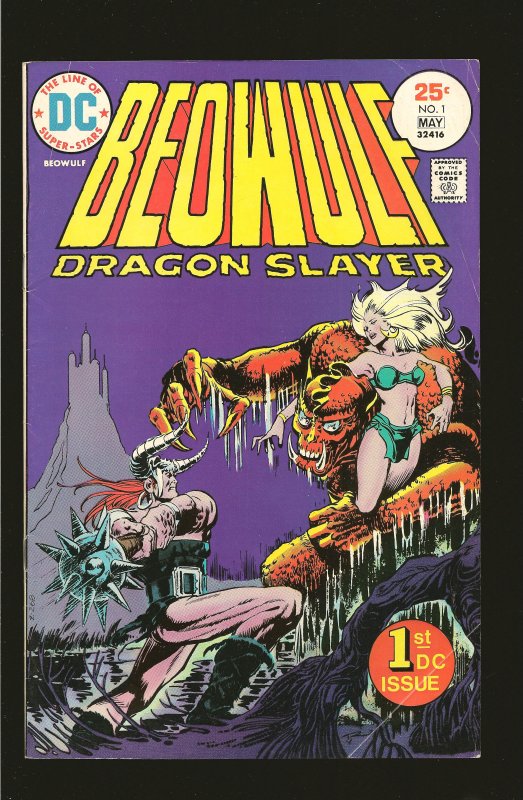 DC Comics Beowulf Dragon Slayer Vol 1 No 1 May 1975