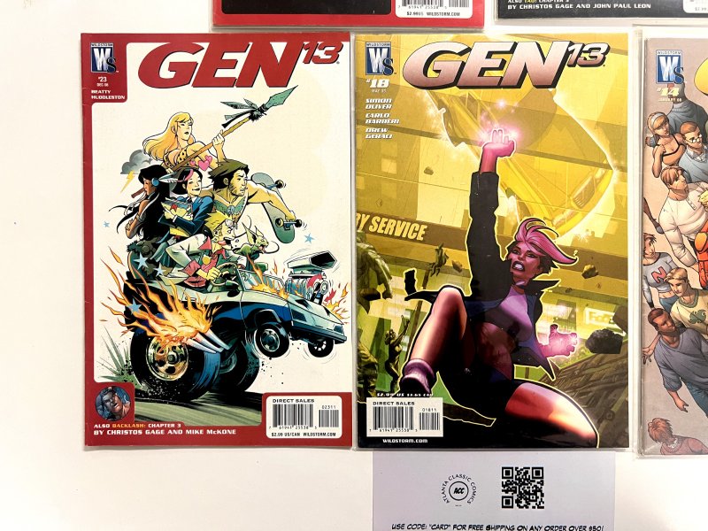 5 Gen 13 Wildstorm Comic Books # 14 18 23 27 29 5 JS24