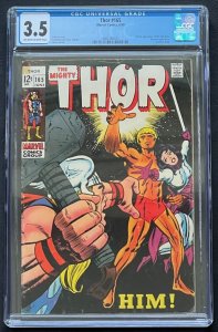 Thor #165 Marvel 1969 CGC 3.0