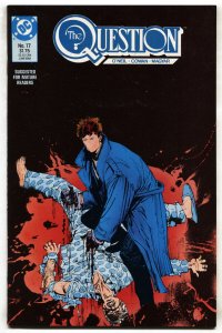 The Question #17--1988--1st appearance of Rorschach in the DC Universe