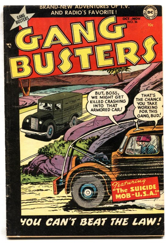 Gang Busters #36--1953-- DC-- Golden Age--Crime--VG/FN