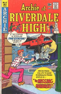 Archie at Riverdale High #37 VG ; Archie | low grade comic July 1976 Helicopter 