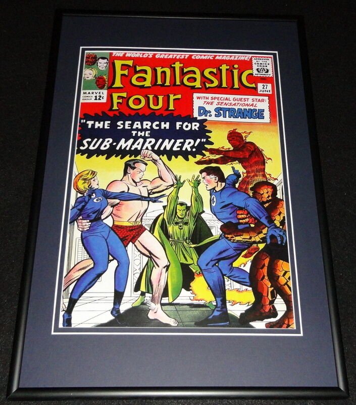 Fantastic Four #27 Framed 12x18 Cover Poster Display Sub Mariner Dr Strange