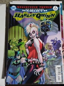 HARLEY QUINN  # 7  2017  DC UNIVERSE REBIRTH AMANDA CONNER undercover punker