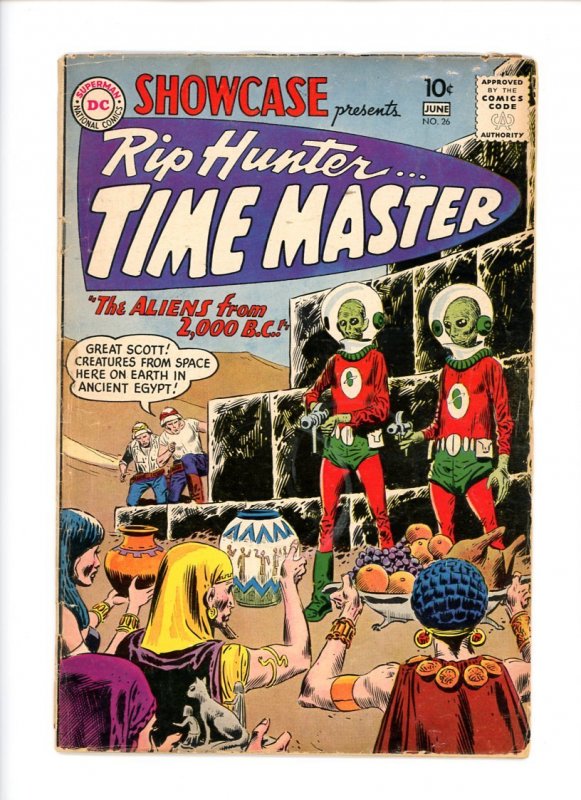 Showcase #26  1960  G/VG  4th App Rip Hunter, Time Master!