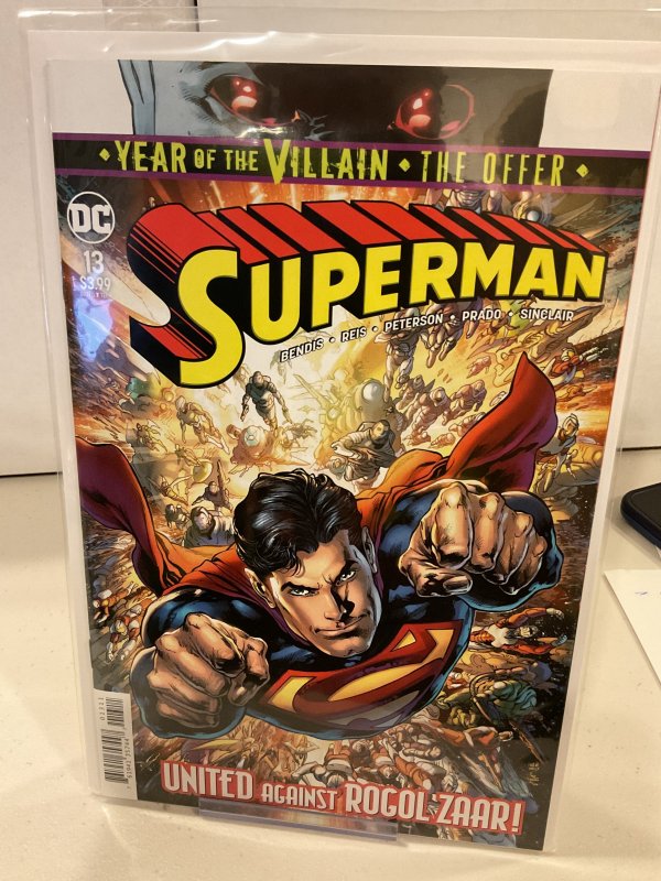 Superman #13  2019  9.0 (our highest grade)  Bendis!