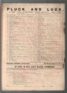 Pluck and Luck #642 9/21/1910-Tousey-Fred Lenoir-pulp fiction-FR/G
