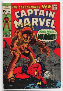 Captain Marvel #18 (1969) Captain Marvel