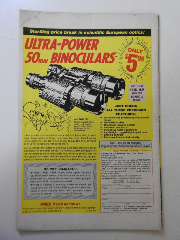 Master of Kung Fu #32 (1975) VG Condition moisture stain