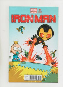 Iron Man #1 - Skottie Young Baby Variant - (Grade 9.2) 2013 