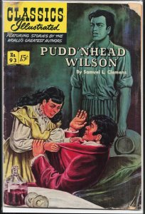 Classics Illustrated #93 Pudd'nhead Wilson (1952)