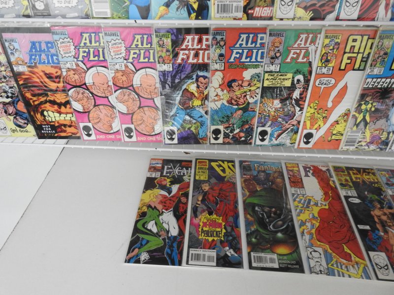 Huge Lot 130+ Comics W/ Sub-Mariner, Fantastic Four, Spidey+ Avg VF- Condition!
