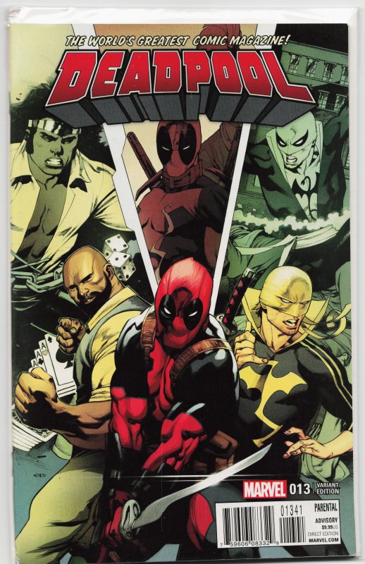 Deadpool #13 Stevens Cover (2016) Deadpool