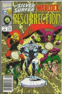 Silver Surfer Warlock Resurrection #1 ORIGINAL Vintage 1993 Marvel Comics