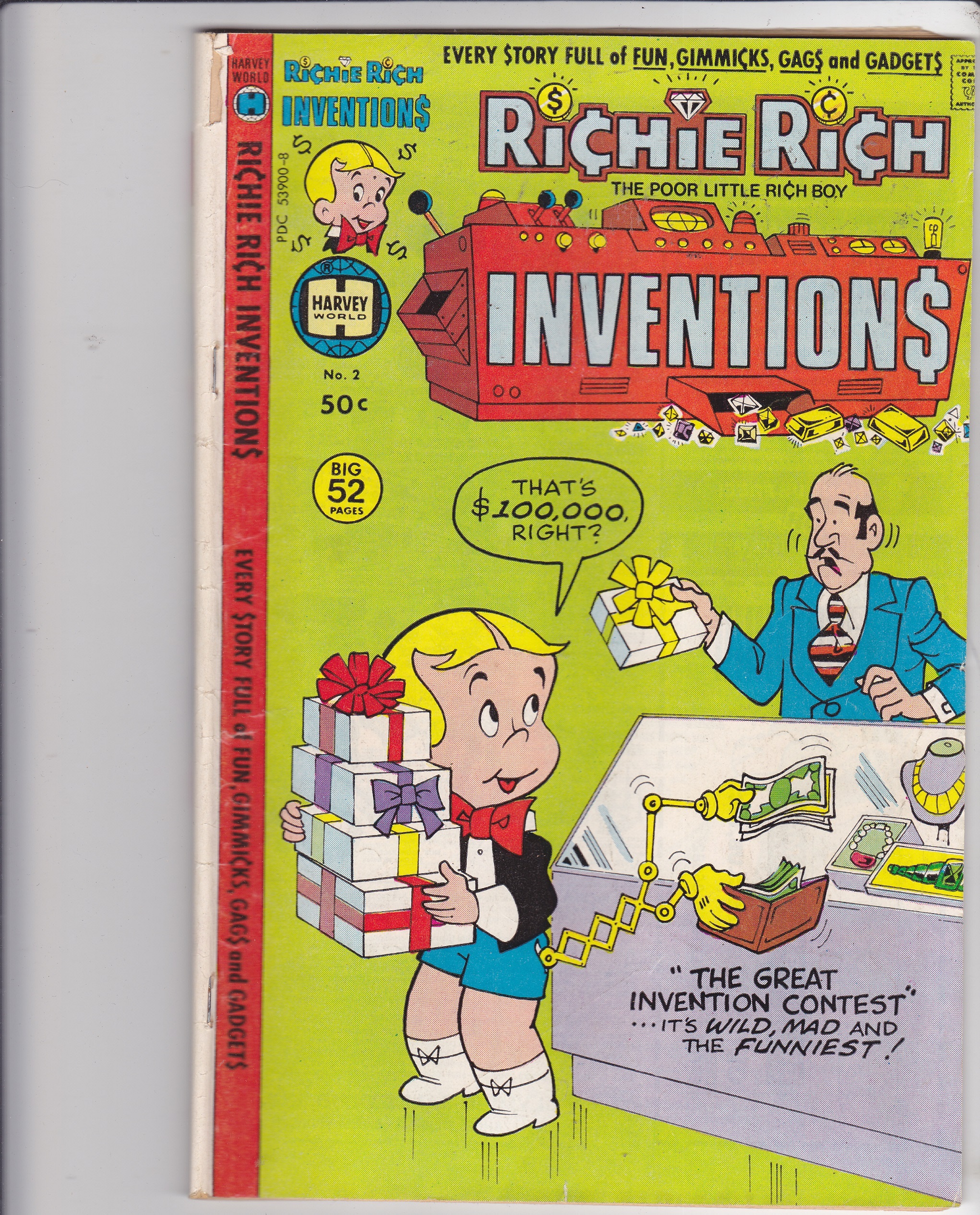 Richie Rich Inventions #2 | Comic Books - Bronze Age, Harvey, Richie Rich, Cartoon Character / HipComic Richie Rich Inventions #2 | Comic Books - Bronze Age, Harvey, Richie Rich, Cartoon Character / HipComic