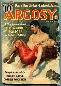 Argosy Pulp February 4 1939- Synthetic Men of Mars- Burroughs G
