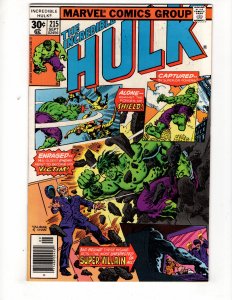 The Incredible Hulk #215 (VF/NM) 1977 Bronze Age Mighty MARVEL !!!