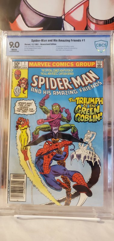 Spider-man and his Amazing Friends #1 - CBCS 9.0 - 1st FireStar in comics