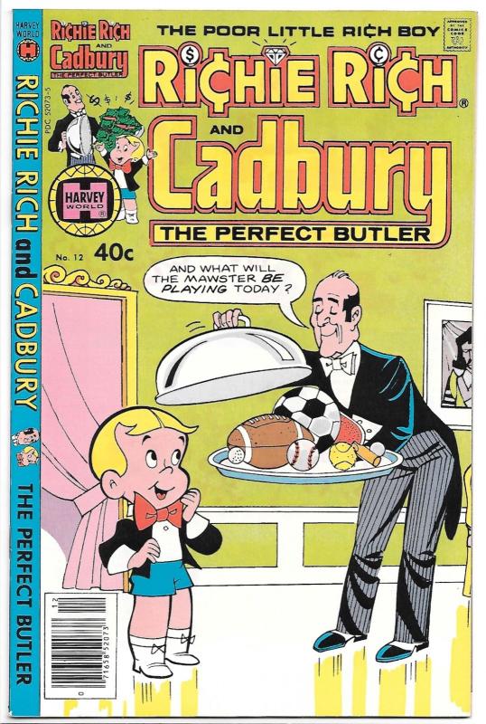 Richie Rich & Cadbury #12 (Mar 1980, Harvey) - Very Fine/Near Mint