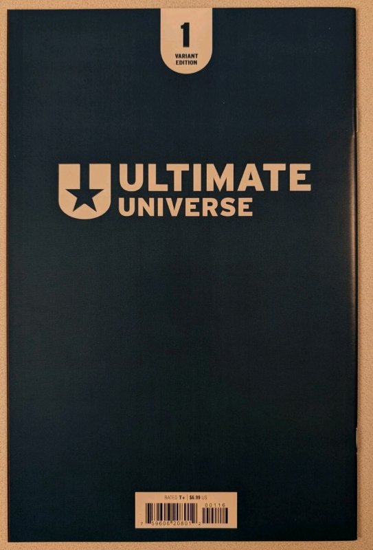 Ultimate Universe 1 1:50 NM Thor Harvey Virgin Variant 1st App Maystorm Key Book