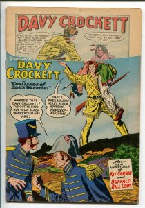 FRONTIER FIGHTERS #1 1955-IST ISSUE-DAVY CROCKETT-BUFFALO BILL-JOE KUBERT-good