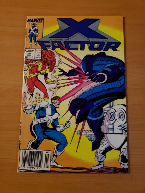 X-Factor #40 Newsstand Edition ~ NEAR MINT NM ~ (1989, Marvel Comics)