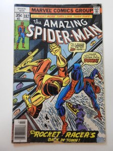 The Amazing Spider-Man #182 (1978) GD/VG Condition rust on bottom staple