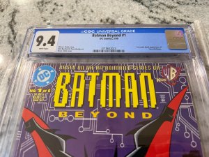 Batman Beyond # 1 CGC Graded 9.4 Marvel Comic Book Limited Series 1999 JH32