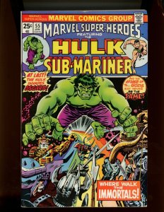 (1976) Marvel Super-Heroes #55 - FEATURING THE HULK AND SUB-MARINER! (6.5)