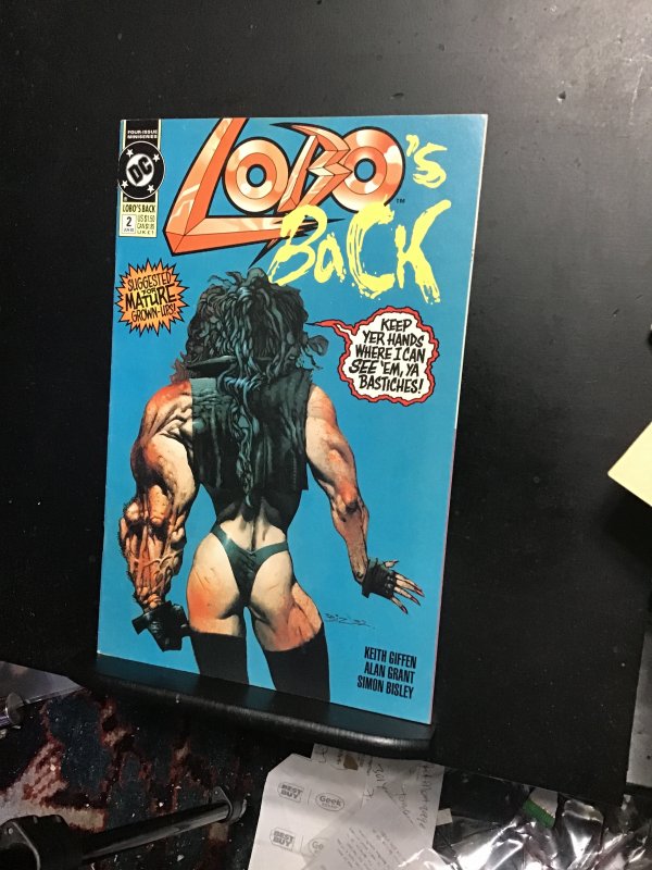 Lobo's Back #2 (1992) hi grade recalled issue! NM-