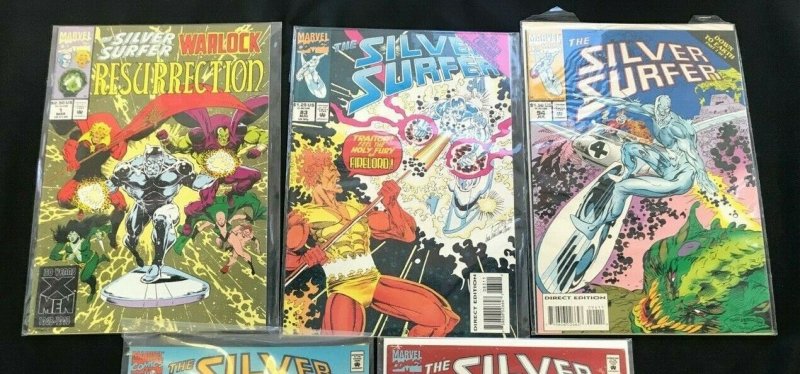 SILVER SURFER 5PC LOT (VF) +WARLOCK!! 1995
